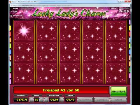 StarGames Lucky Lady Charme Freispiele Echtgeld, Zufall oder System??