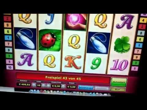 Lucky Ladys Charm auf 3 EUR und 45 Featurespiele !