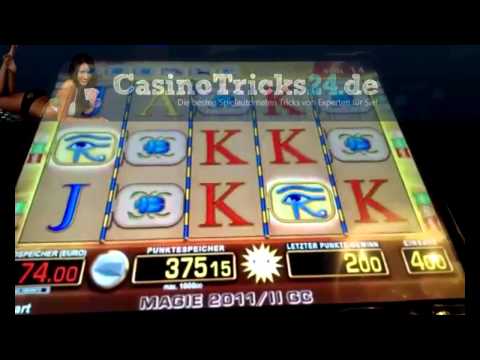 Merkur Magie – Eye of Horus – 4€ Einsatz Freispiele (Trick von CasinoTricks24)