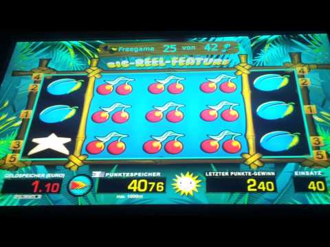 Merkur : Green Island 77 Freispiele schöner Gewinn